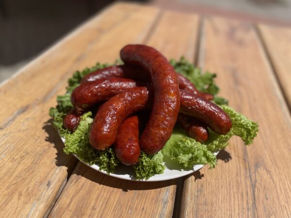 Domáce klobásy 1 kg (cca 4-5 porcií)